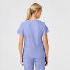 WonderWink Women’s Women’s Stylized V-Neck Top Shirt, Ceil Blue, Medium