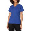 WonderWink Women’s Wonderflex Verity Scrub Top, Galaxy Blue, Large