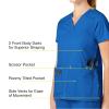 WonderWink Women’s Wonderflex Verity Scrub Top, Royal, Small