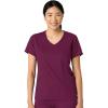 Wink Boundless Women’s 2-Pocket V-Neck Scrub Top – Wine, L
