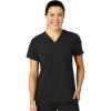 WonderWink Women’s Flex-n-Reach V-Neck Scrub Top – Black, L