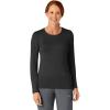 WonderWink Women’s Silky Long Sleeve Tee(Black)