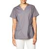 WonderWink Women’s Wonderflex Verity Scrub Top, Pewter, Medium