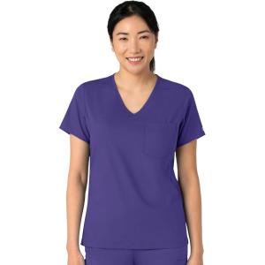 Wink Boundless Women’s Tuck-in Scrub Top – Grape, M
