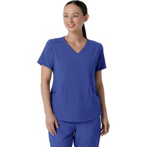 Wink Womens Scrub Top(Galaxy Blue)