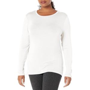 WonderWink Women’s Silky Long Sleeve Tee(White)