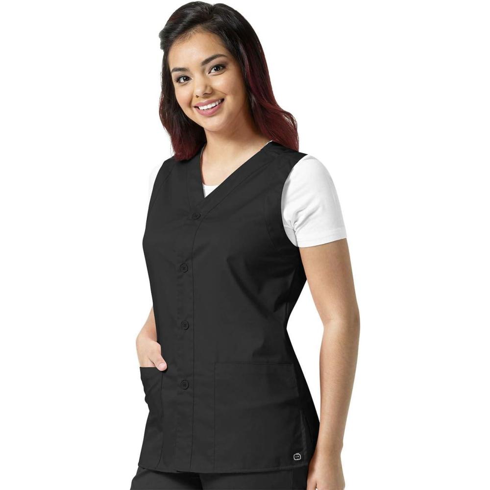 imageWonderWork WonderWink Unisex Vest XXXLarge Black
