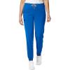 WonderWink RENEW Women’s V-Neck Top & Women’s Jogger Pant Scrub Set + Badge Reel(Royal)