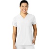 WonderWink Womens Women’s Flex-n-Reach V-Neck Scrub Top(White)