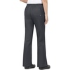 WonderWink WORK Women’s Scrubs Mock Wrap V-Neck Top & Flare Leg Drawstring Pant Scrub Set [XXS – 5XL](Navy)