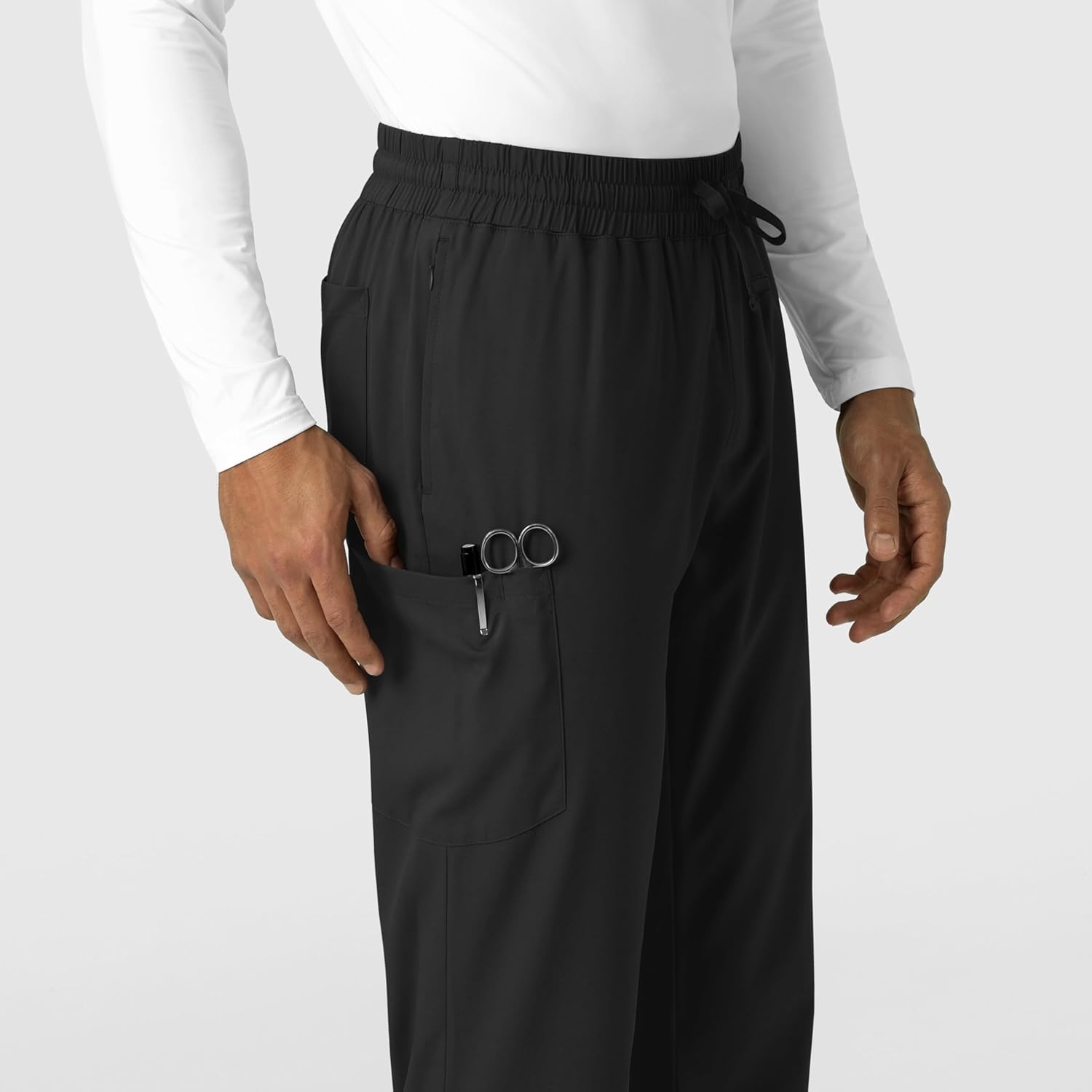 image:imageWink Boundless Mens Straight Leg Scrub PantBlack