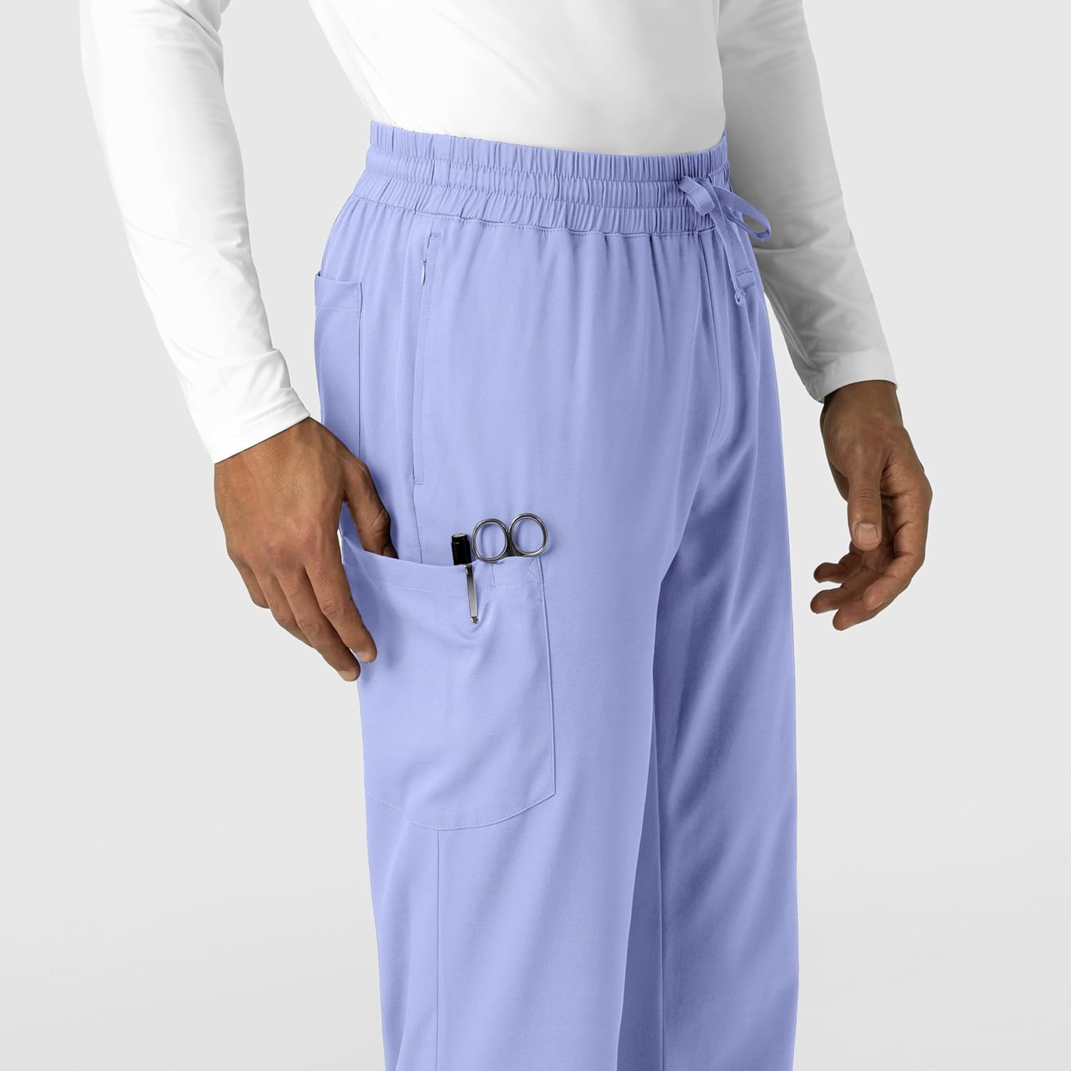 image:imageWink Boundless Mens Straight Leg Scrub PantCeil Blue
