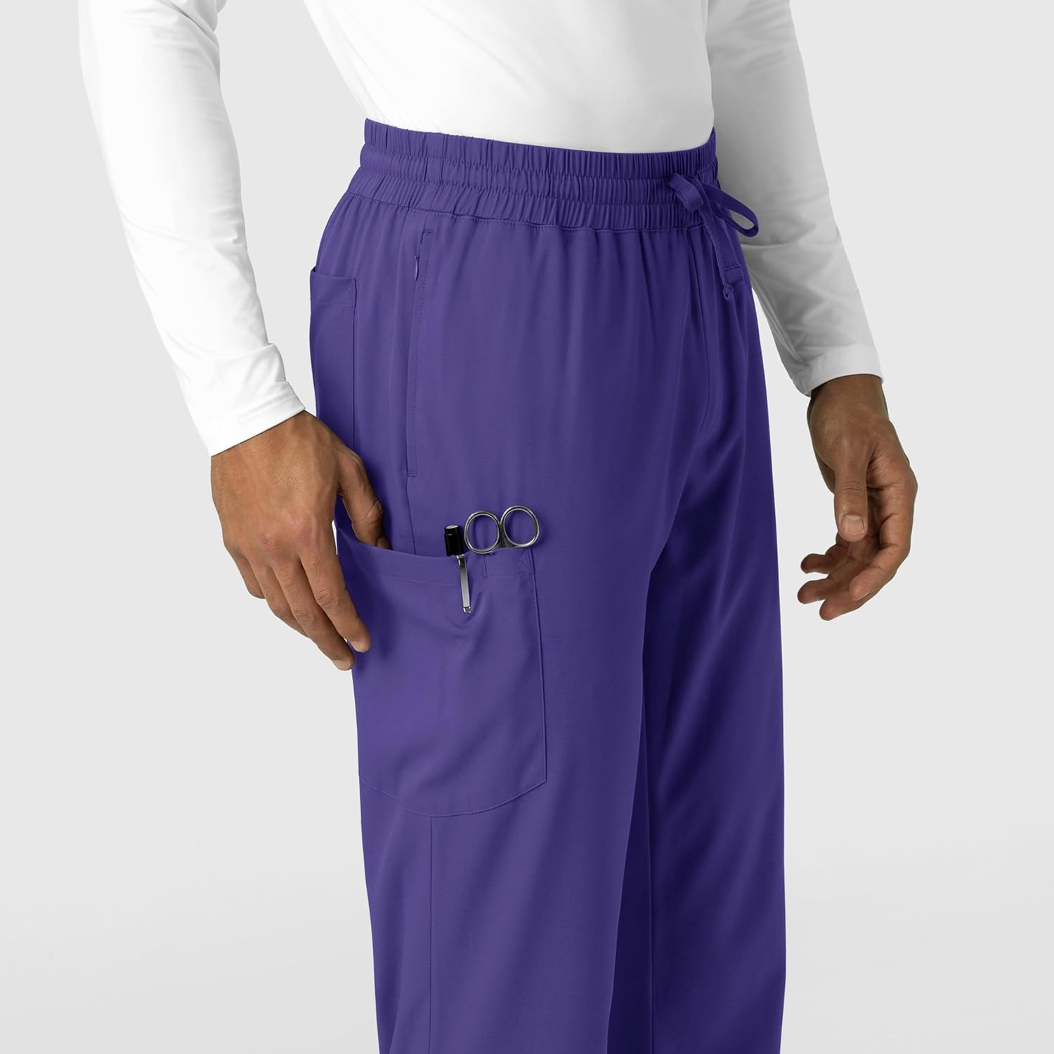 image:imageWink Boundless Mens Straight Leg Scrub PantGrape