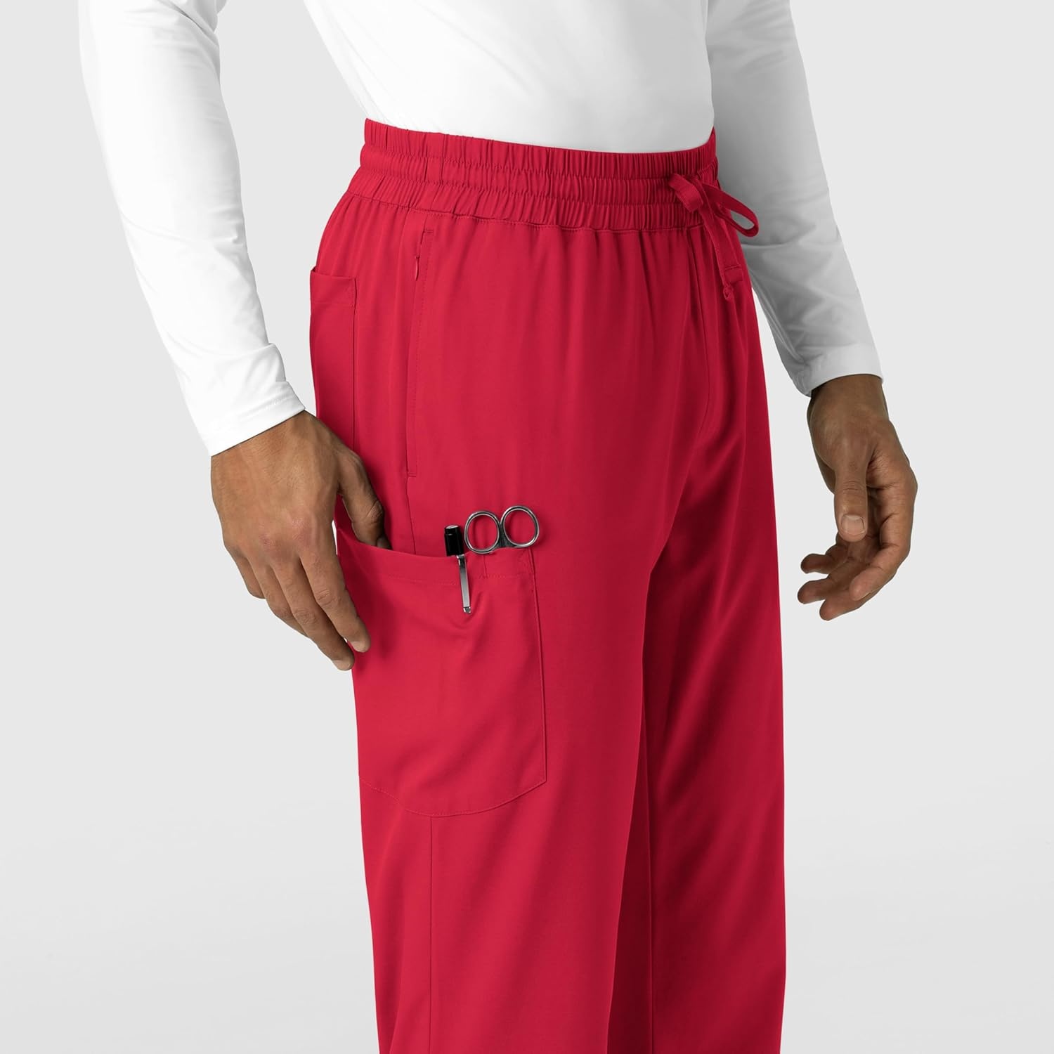 image:imageWink Boundless Mens Straight Leg Scrub PantRed