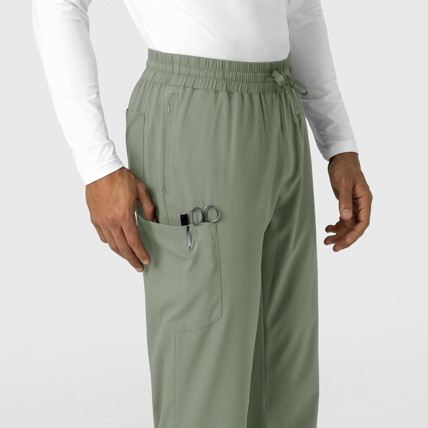 image:imageWink Boundless Mens Straight Leg Scrub PantSage