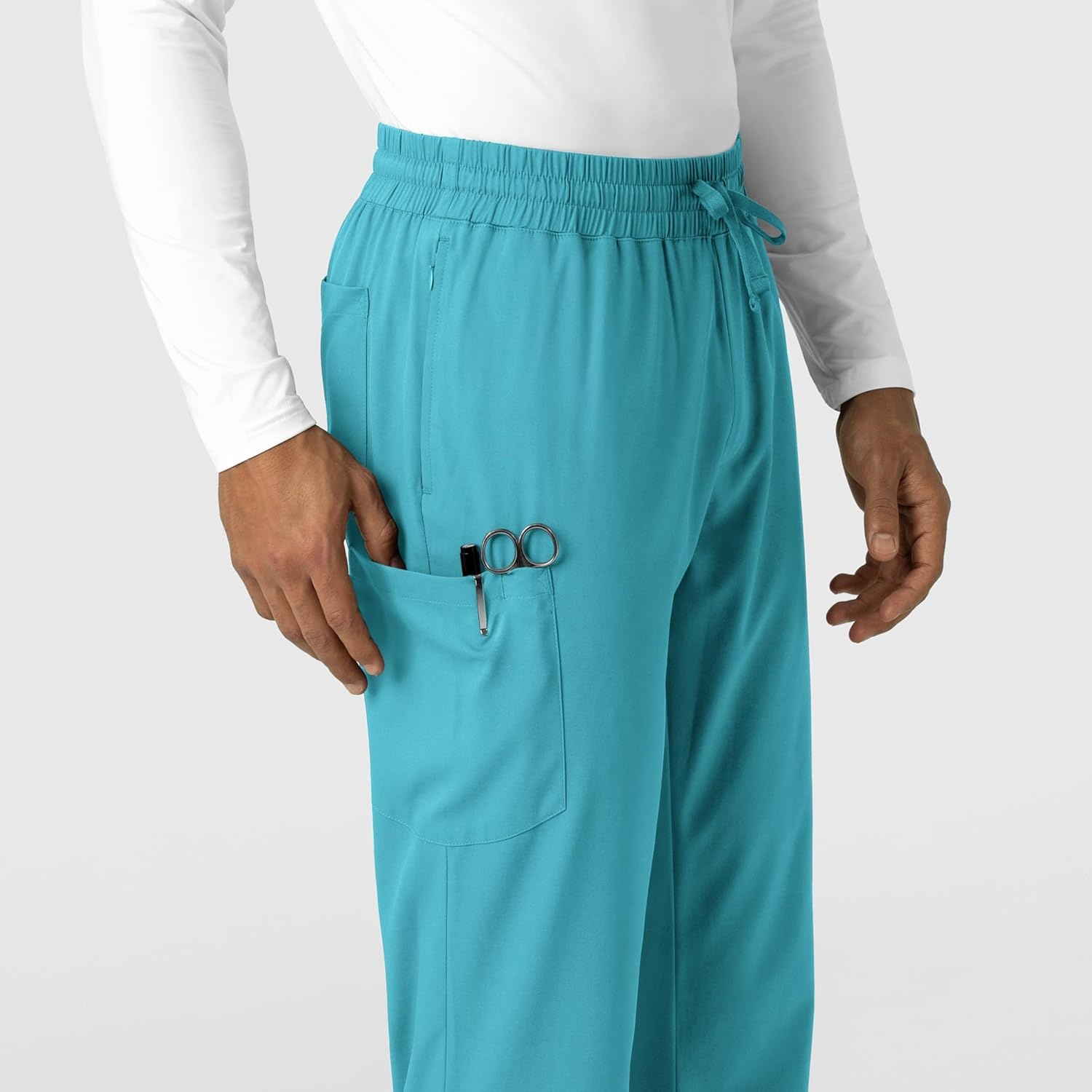 image:imageWink Boundless Mens Straight Leg Scrub PantTeal