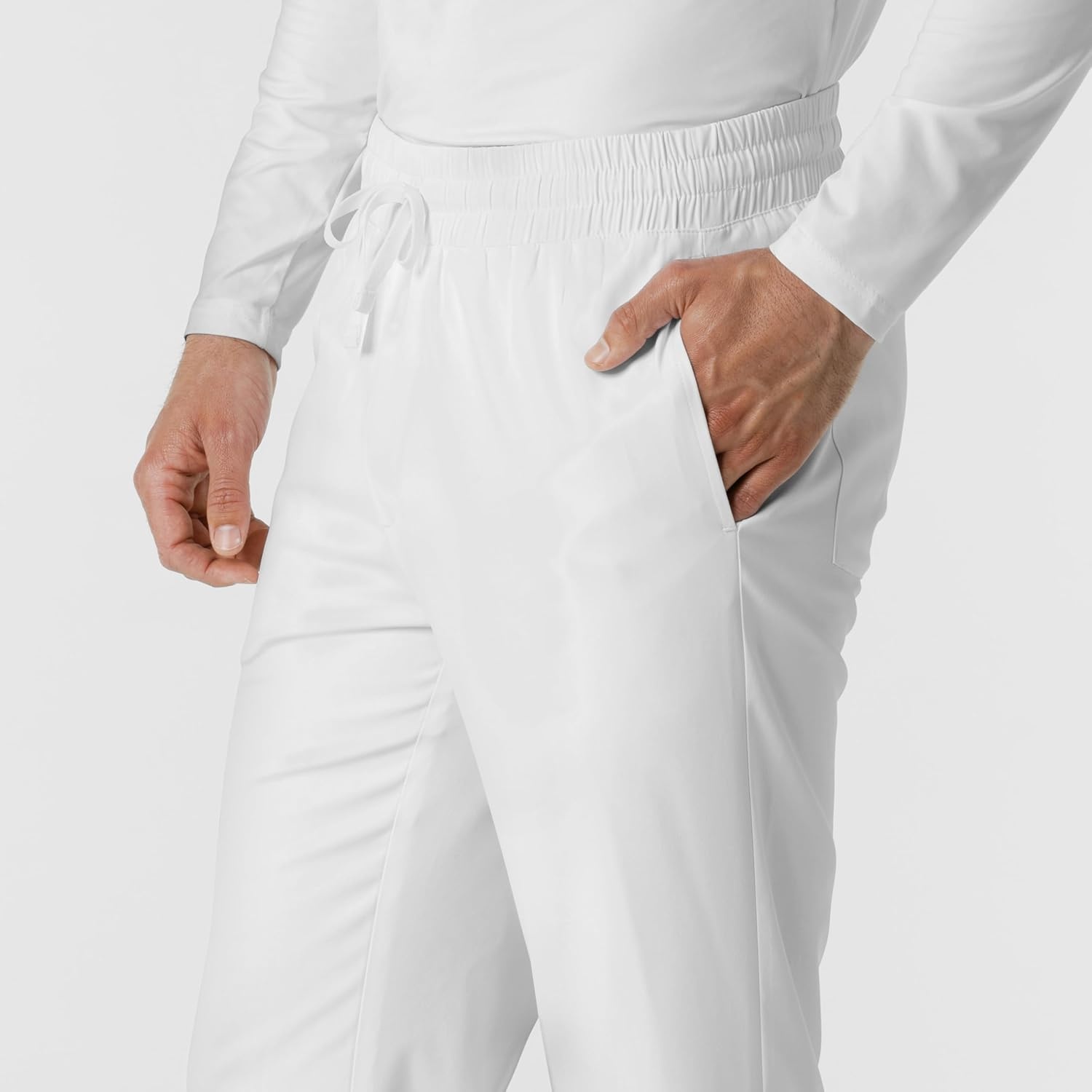 image:imageWink Boundless Mens Straight Leg Scrub PantWhite