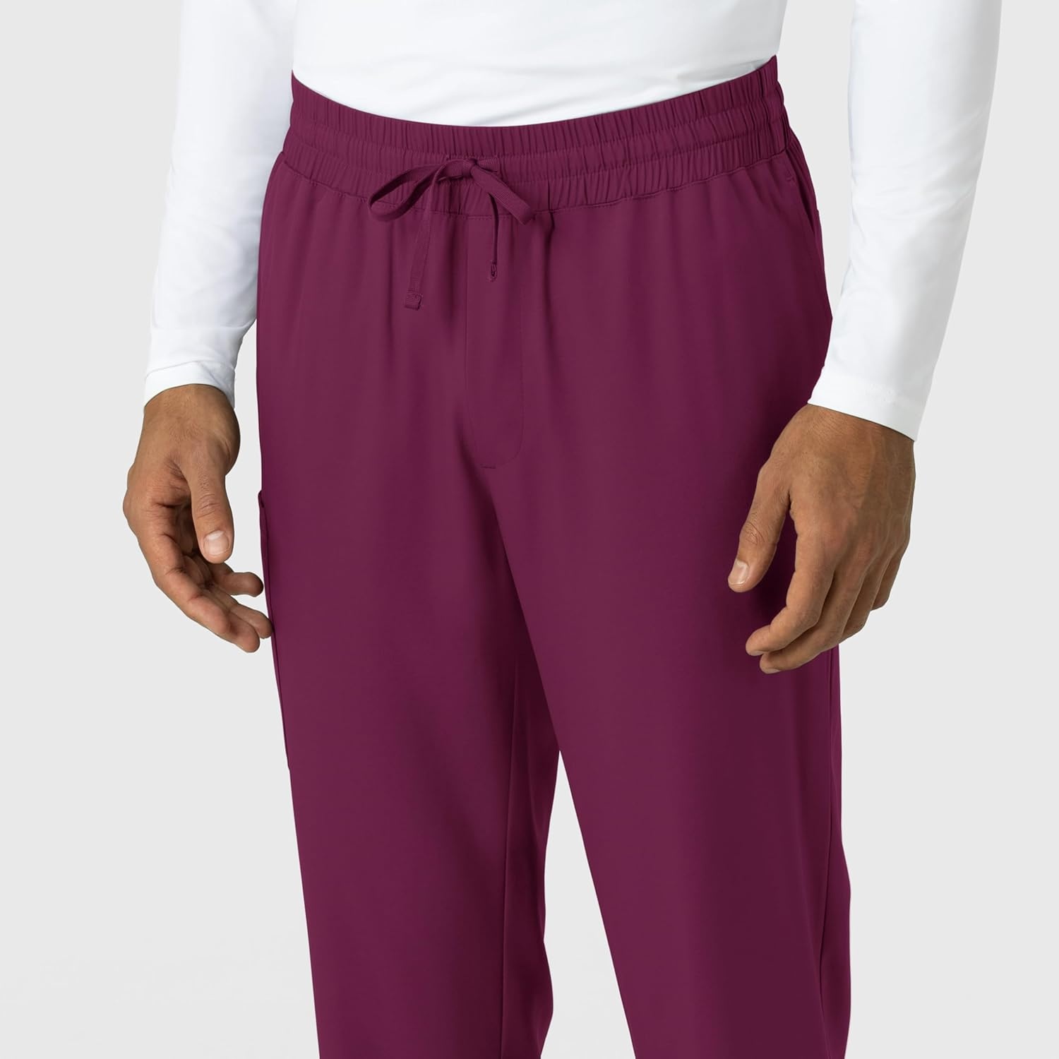 image:imageWink Boundless Mens Straight Leg Scrub PantWine