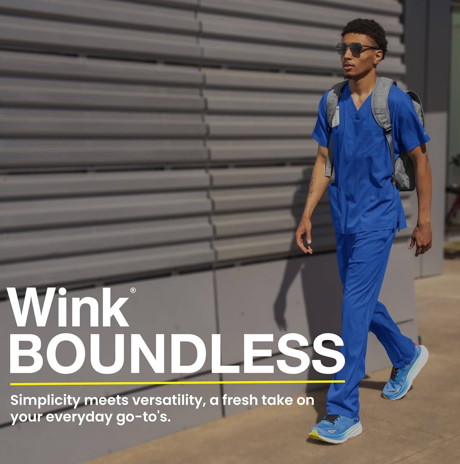 image:imageWink Boundless Mens Straight Leg Scrub PantWine