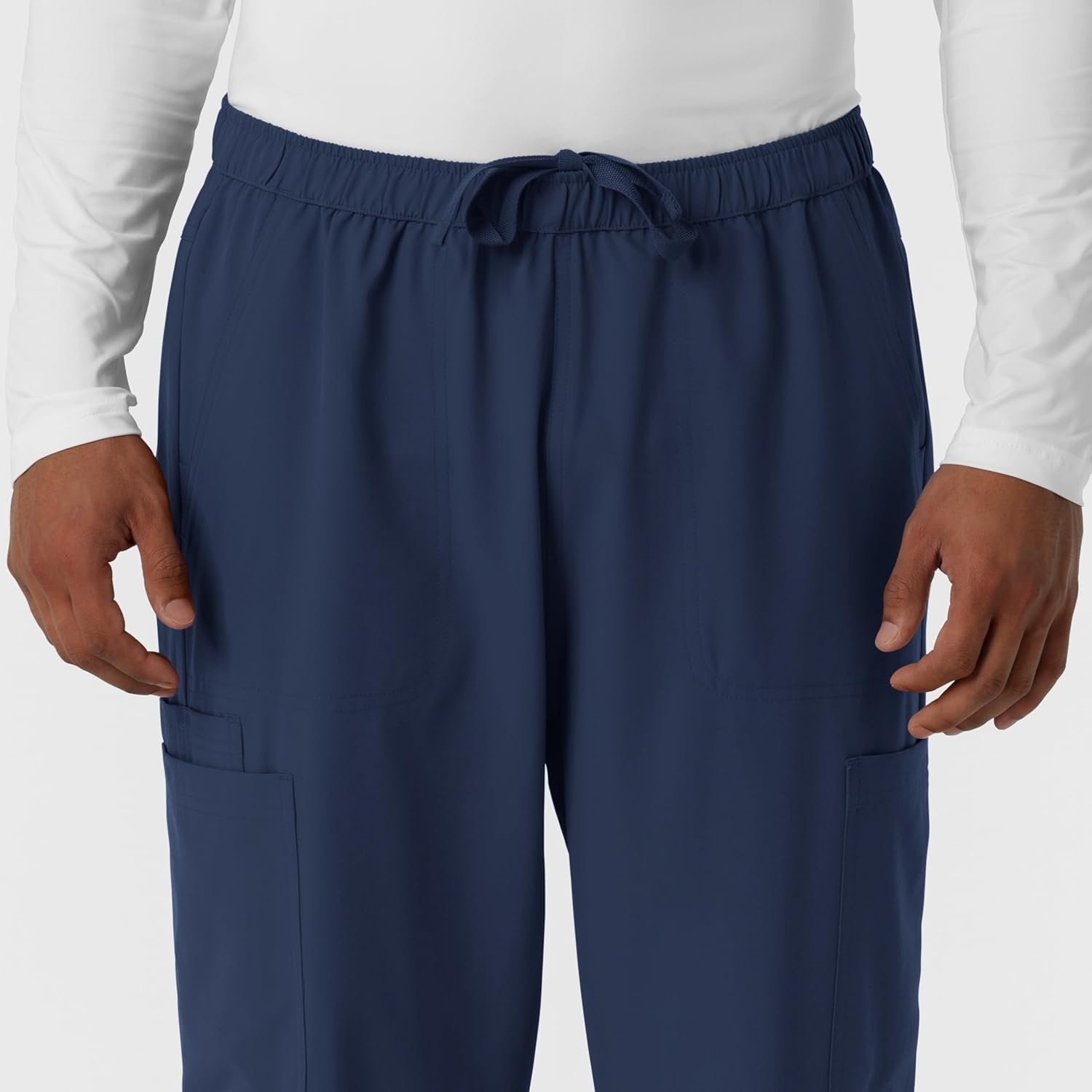 image:imageWink Nurtur Mens Straight Leg Cargo Scrub PantNavy