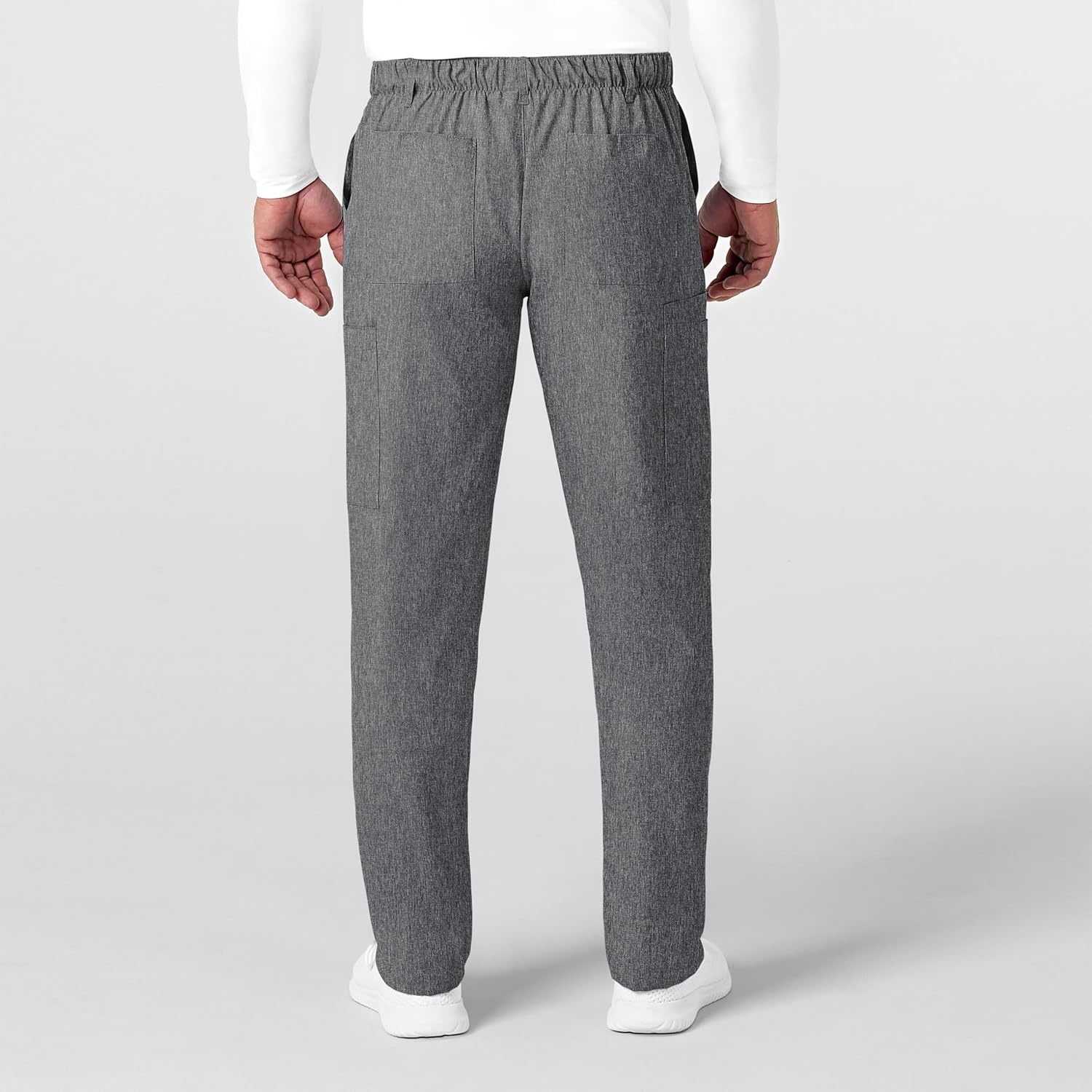 image:imageWink W123 Mens Flat Front Cargo Scrub PantCharcoal Heather