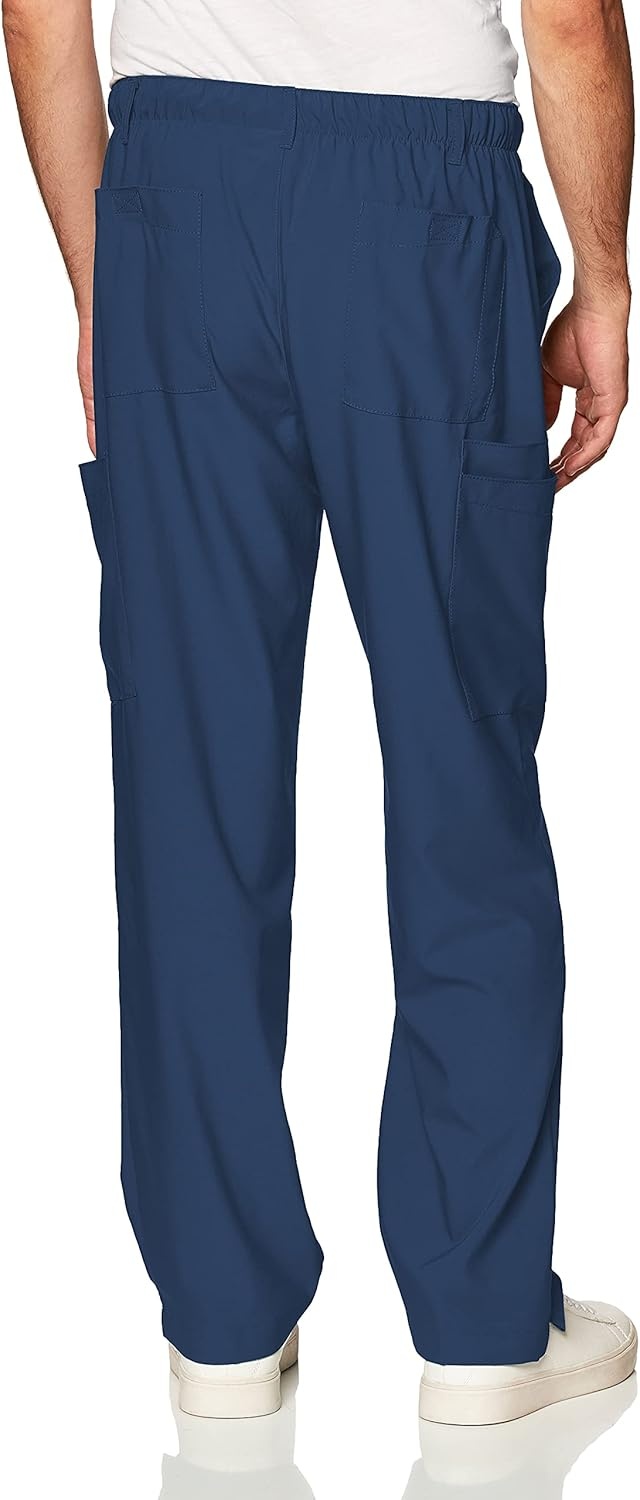 image:imageWink W123 Mens Flat Front Cargo Scrub PantNavy