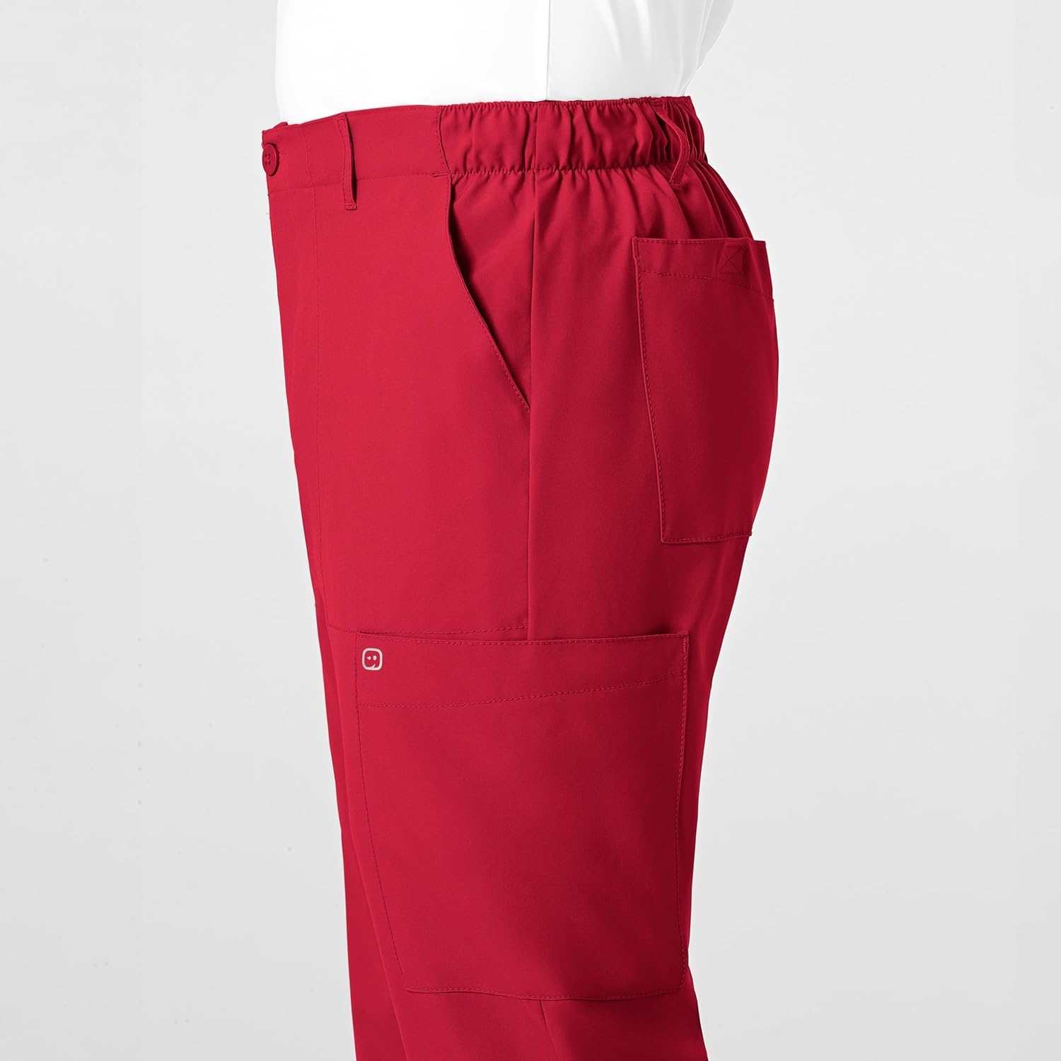 image:imageWink W123 Mens Flat Front Cargo Scrub PantRed