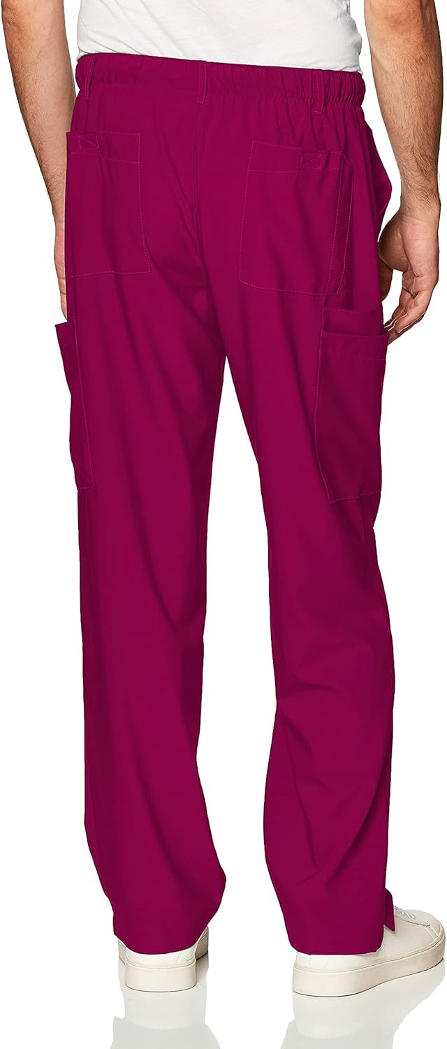 image:imageWink W123 Mens Flat Front Cargo Scrub PantWine
