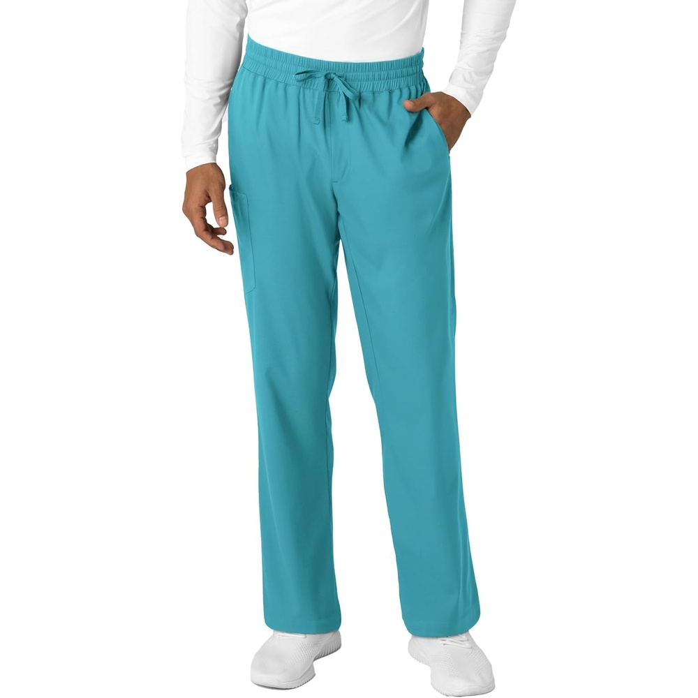 image:imageWink Boundless Mens Straight Leg Scrub PantTeal