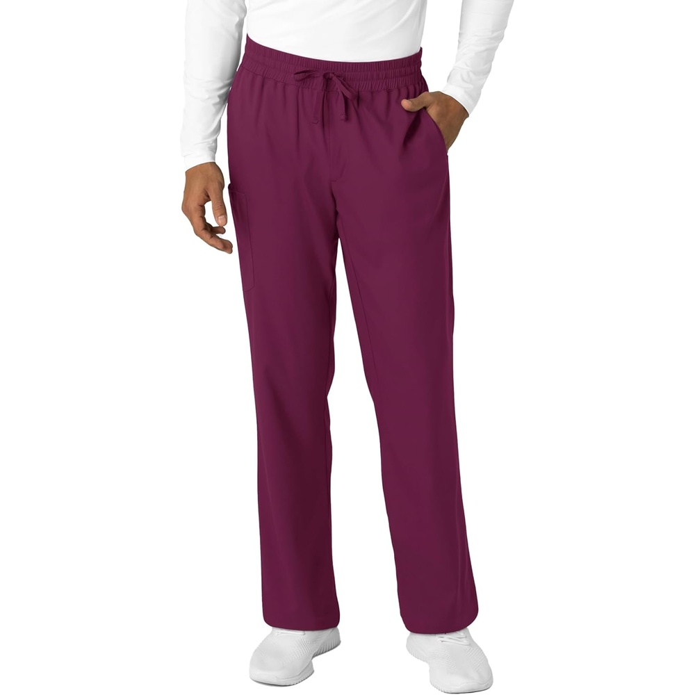 image:imageWink Boundless Mens Straight Leg Scrub PantWine