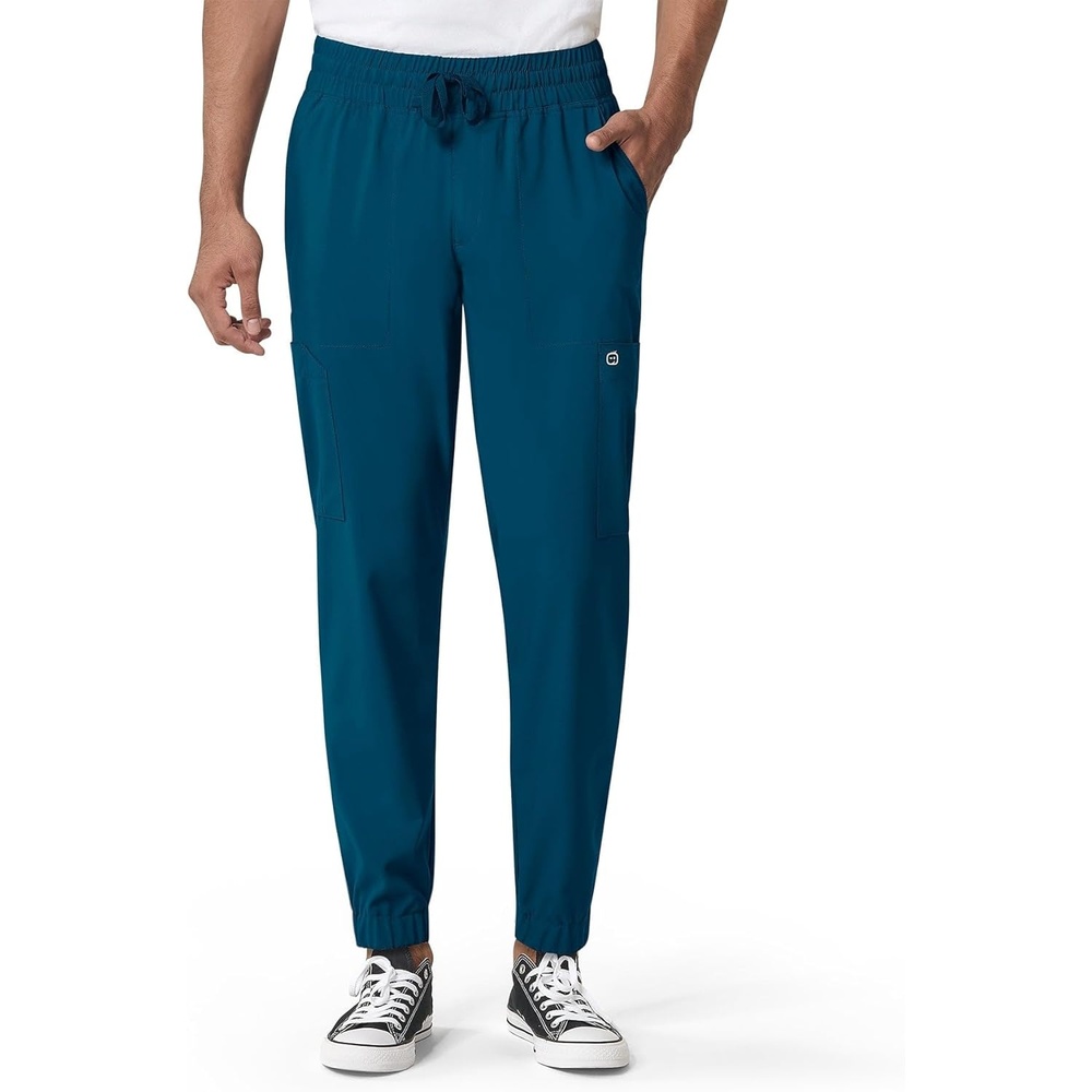 image:imageWink Mens Mens Cargo Jogger Scrub PantCaribbean Blue
