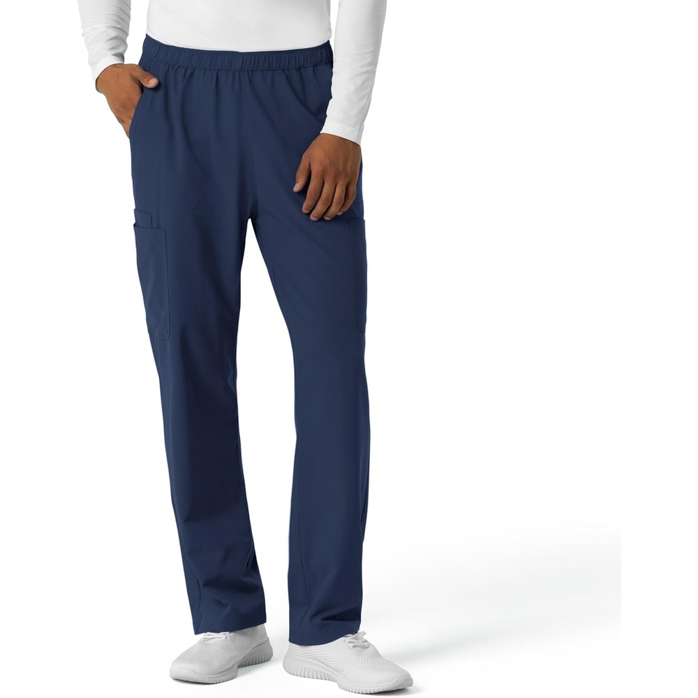 image:imageWink Nurtur Mens Straight Leg Cargo Scrub PantNavy