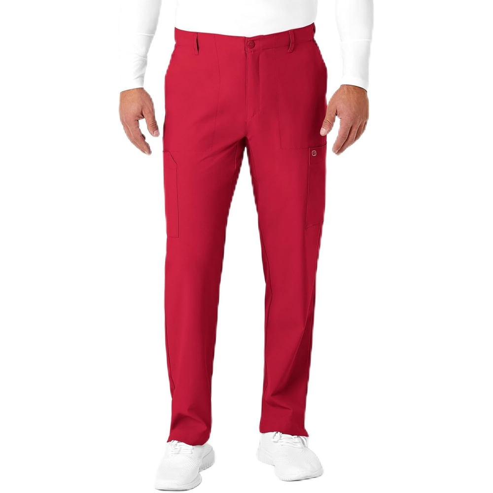 image:imageWink W123 Mens Flat Front Cargo Scrub PantRed