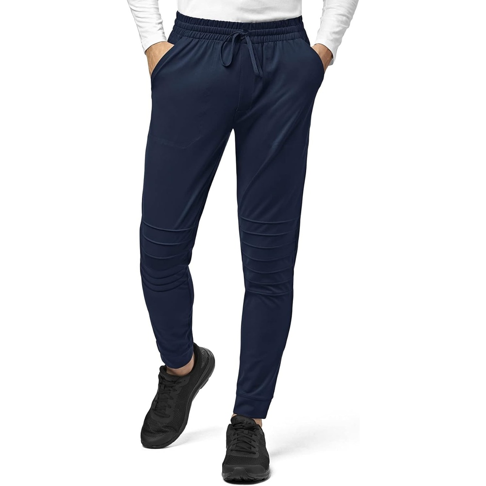 image:imageWonderWink Mens Mens Moto Knit Jogger PantNavy