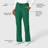 Wink Boundless Men’s Straight Leg Scrub Pant(Hunter)