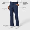 Wink Boundless Men’s Straight Leg Scrub Pant(Navy)