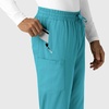 Wink Boundless Men’s Straight Leg Scrub Pant(Teal)