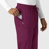 Wink Boundless Men’s Straight Leg Scrub Pant(Wine)