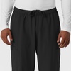 Wink Nurtur Men’s Straight Leg Cargo Scrub Pant(Black)