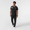 Wink Nurtur Men’s Straight Leg Cargo Scrub Pant(Black)