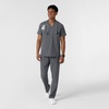 Wink Nurtur Men’s Straight Leg Cargo Scrub Pant(Pewter)
