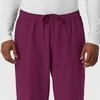 Wink Nurtur Men’s Straight Leg Cargo Scrub Pant(Wine)