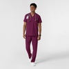 Wink Nurtur Men’s Straight Leg Cargo Scrub Pant(Wine)