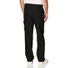 Wink W123 Men’s Flat Front Cargo Scrub Pant(Black)