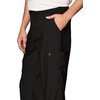 Wink W123 Men’s Flat Front Cargo Scrub Pant(Black)