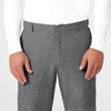 Wink W123 Men’s Flat Front Cargo Scrub Pant(Charcoal Heather)