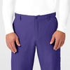 Wink W123 Men’s Flat Front Cargo Scrub Pant(Grape)