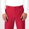 Wink W123 Men’s Flat Front Cargo Scrub Pant(Red)