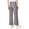WonderWink Men’s Petite Origins Papa Unisex Scrub Pant, Pewter, Small