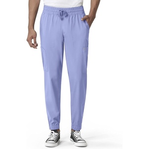 Wink Men’s Men’s Cargo Jogger Scrub Pant(Ceil Blue)
